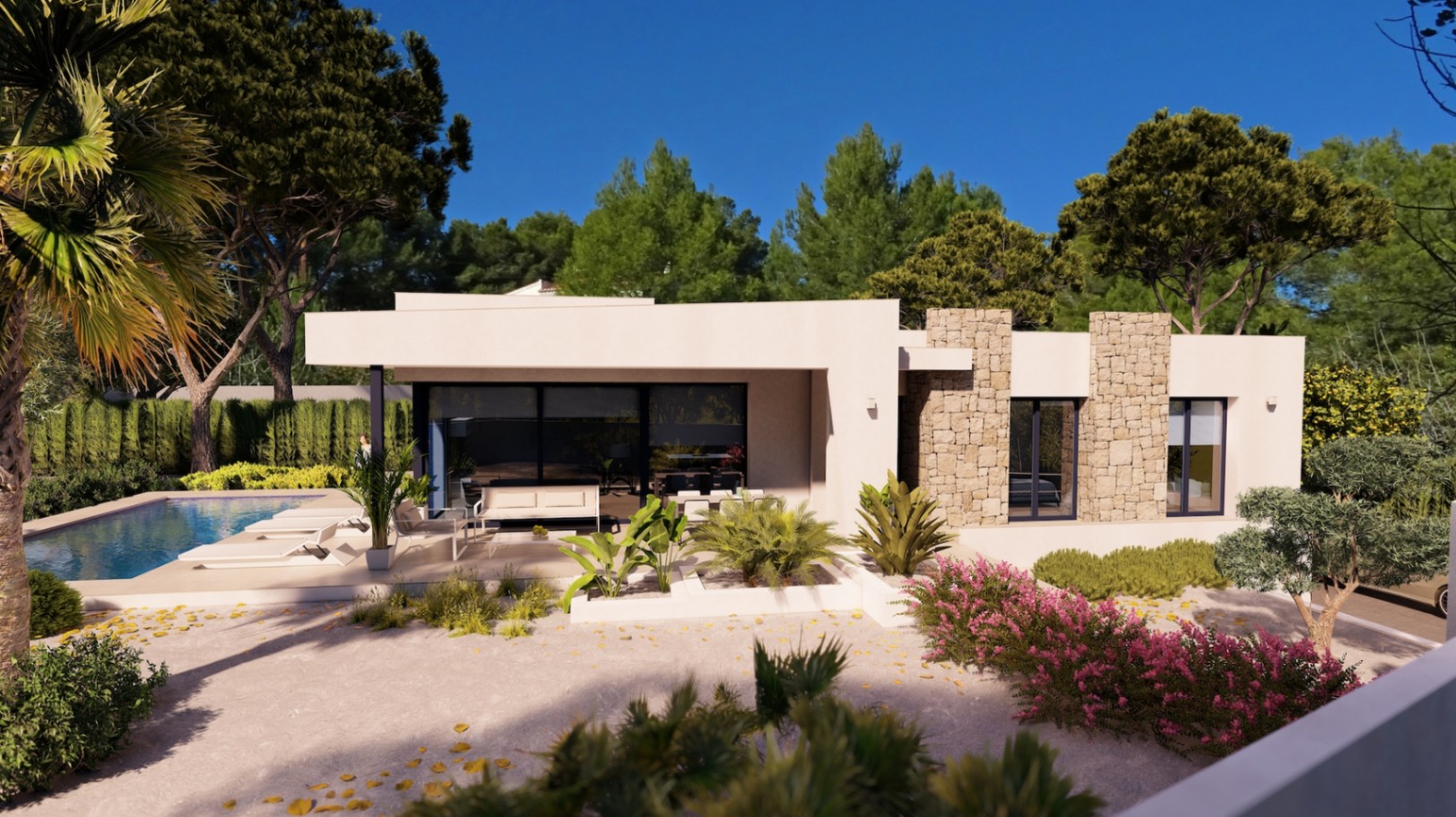 Villa moderna de 3 dormitorios en venta en Fanadix Benissa Ref AV770